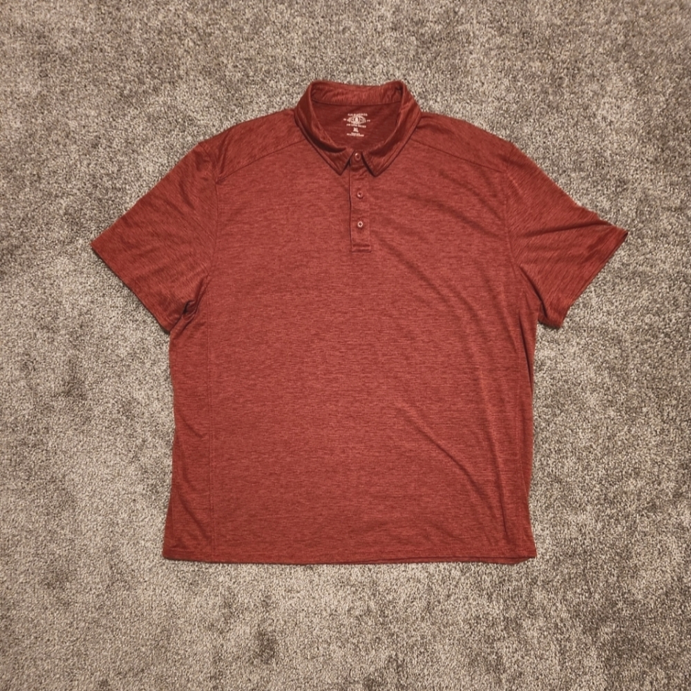 Rust/Brick red polo EUC
